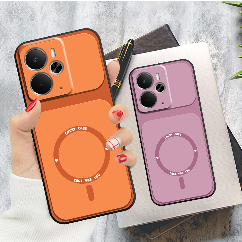 เคส Realme 14 5G / 14T 5G พร้อมพิมพ์ลายวงกลม luckycase