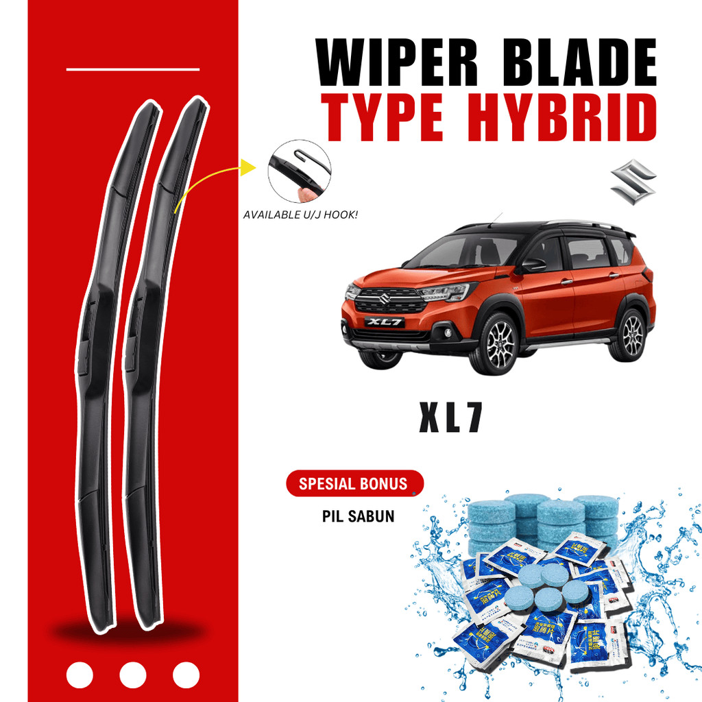 ที่ปัดน้ําฝนกระจกรถยนต์ Suzuki XL7 Hybrid ฟรี 5 เม็ดสบู่