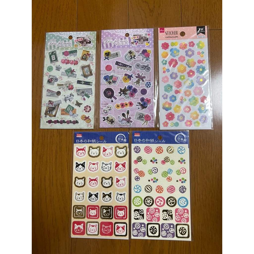 【Direct from Japan】สติกเกอร์ DAISO จากร้าน 100 เยน【Japan Exclusive】