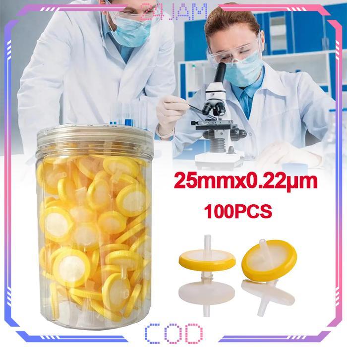 Syringe Filter 0.22m 25Mm Nylon Syringe Filter 100 ชิ้น/แพ็คคุณภาพดีที่สุด