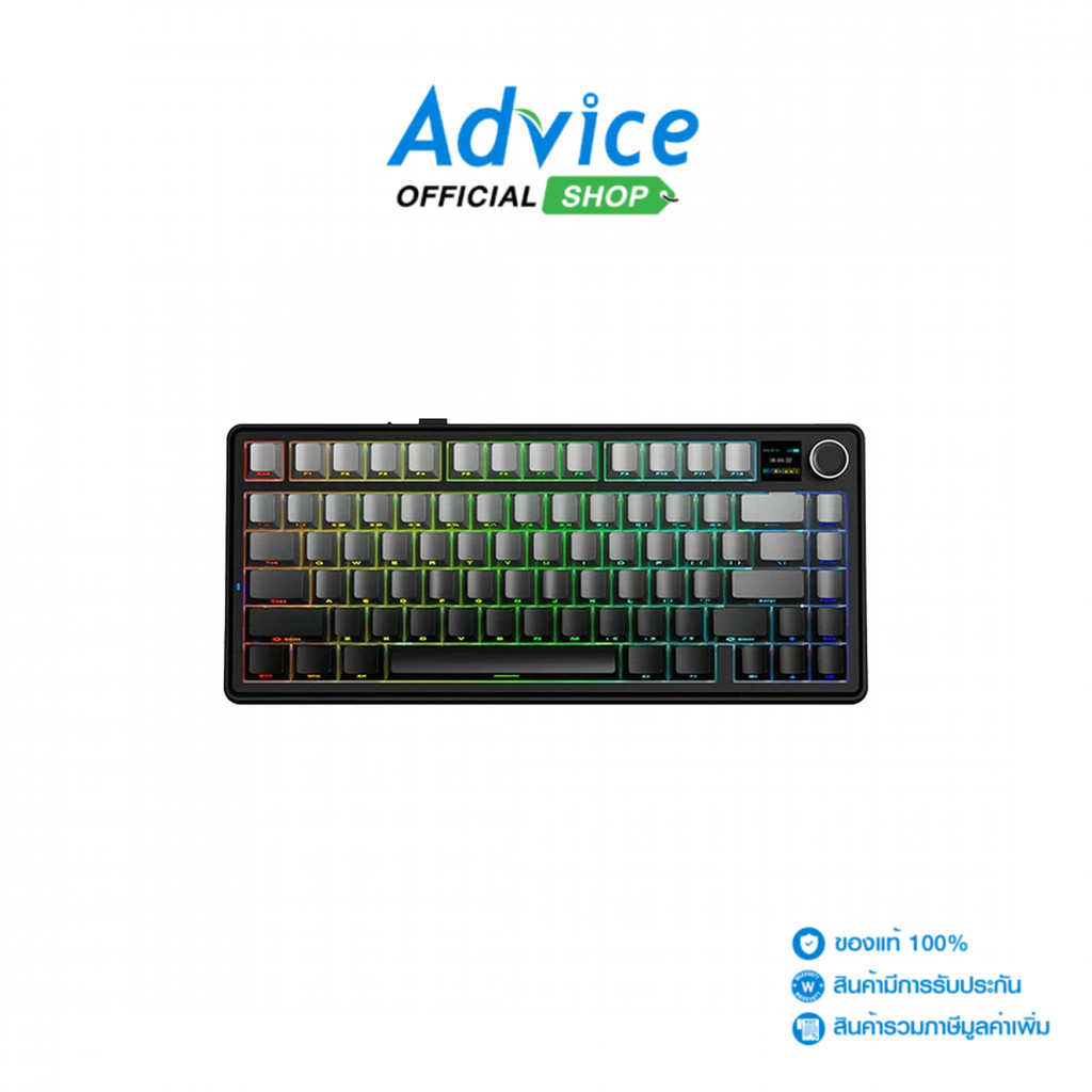 AULA KEYBOARD WIRELESS F75MAX GRADIENT GRAY (GREEN SWITCH/BLUETOOTH) - A0178053