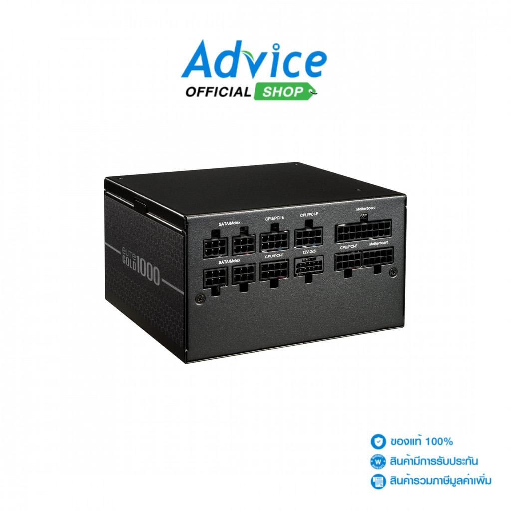 COOLER MASTER POWER SUPPLY (80+ GOLD) 1000W ELITE GOLD 1000 (MPW-A001-AFAG-BEU) - A0177751