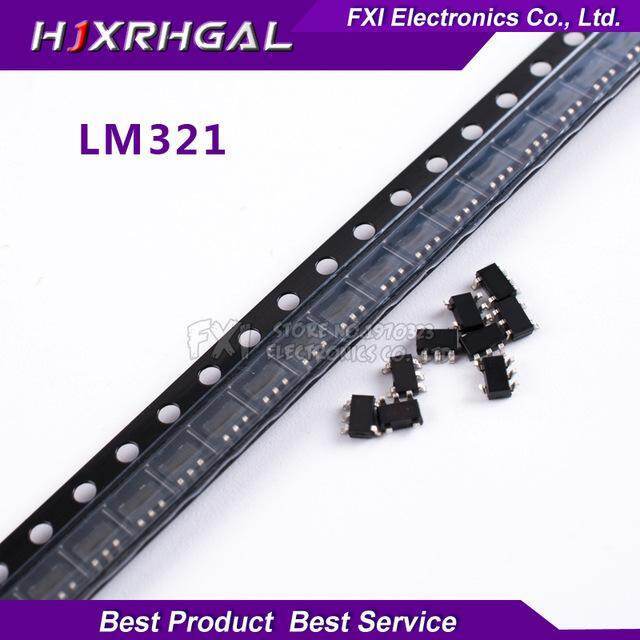 20PCS LM321 SOT23 LM321MFX SOT-23 SOT23-5 Low Single Op Amp คําอธิบายทั่วไปใหม่เดิม