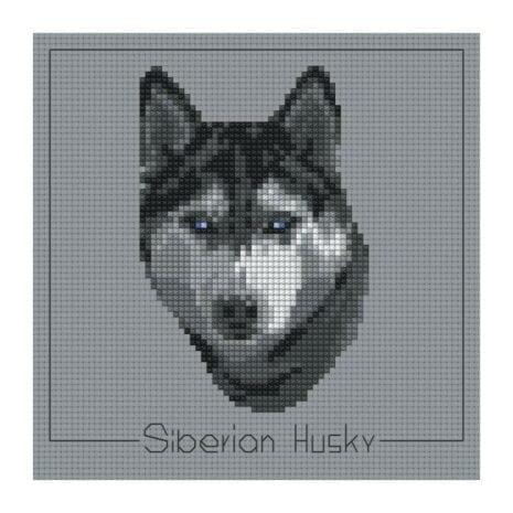 PINN SHOP ชุดปักครอสติช : Siberian Husky [38-R]