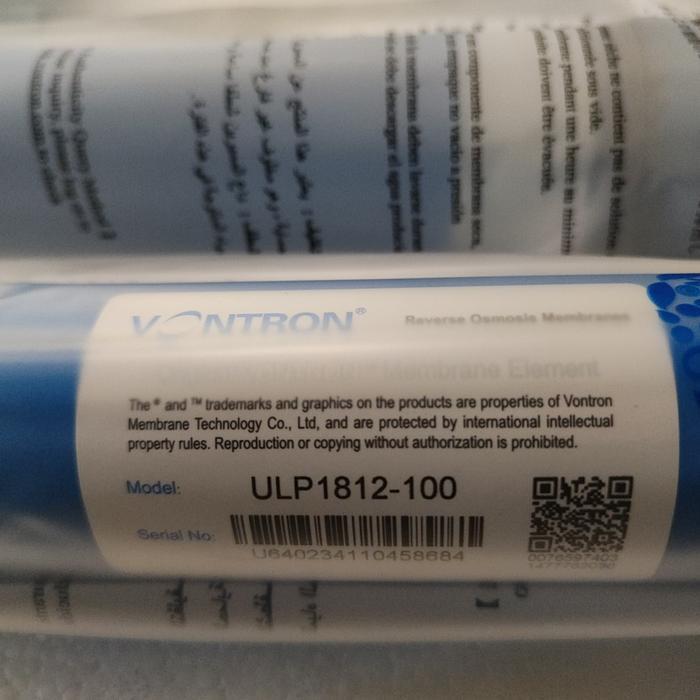 Vontron Ulp-100 Ro Membrane/Vontron Ulp 1812-100 Gpd Forsale Ro Membrane!