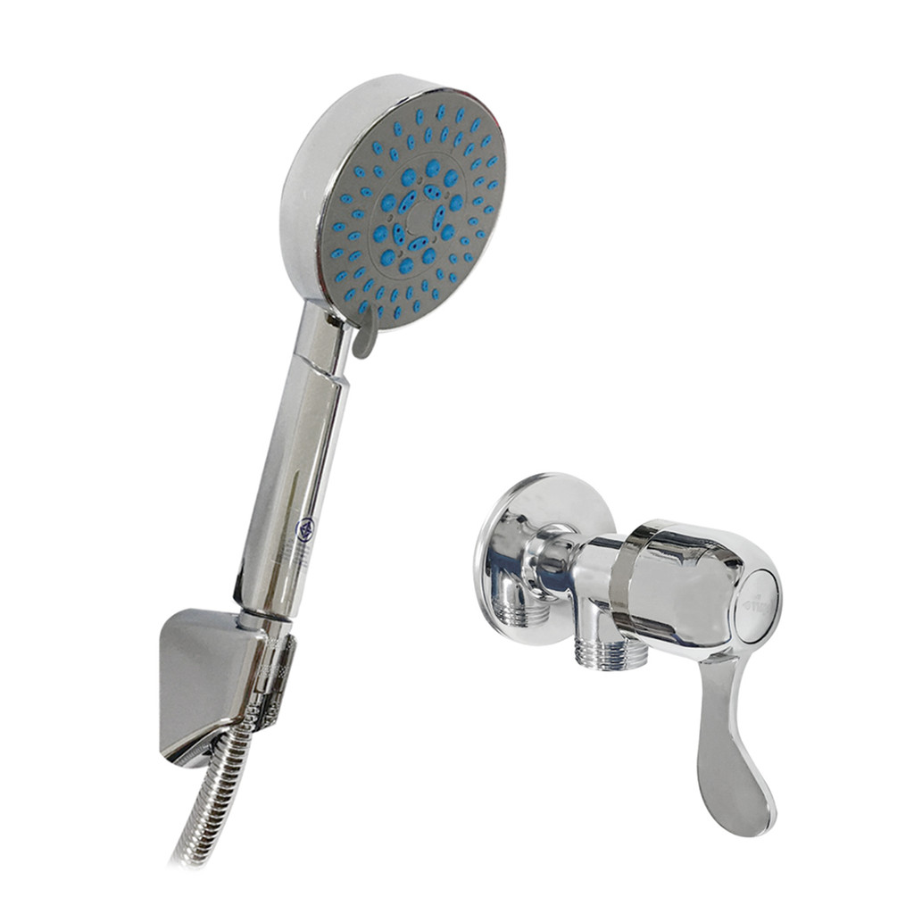 ชุดฝักบัวสายอ่อน 5 ระบบ พร้อมวาล์ว VEGARR รุ่น S-A302VC/VHY3303 โครเมียม