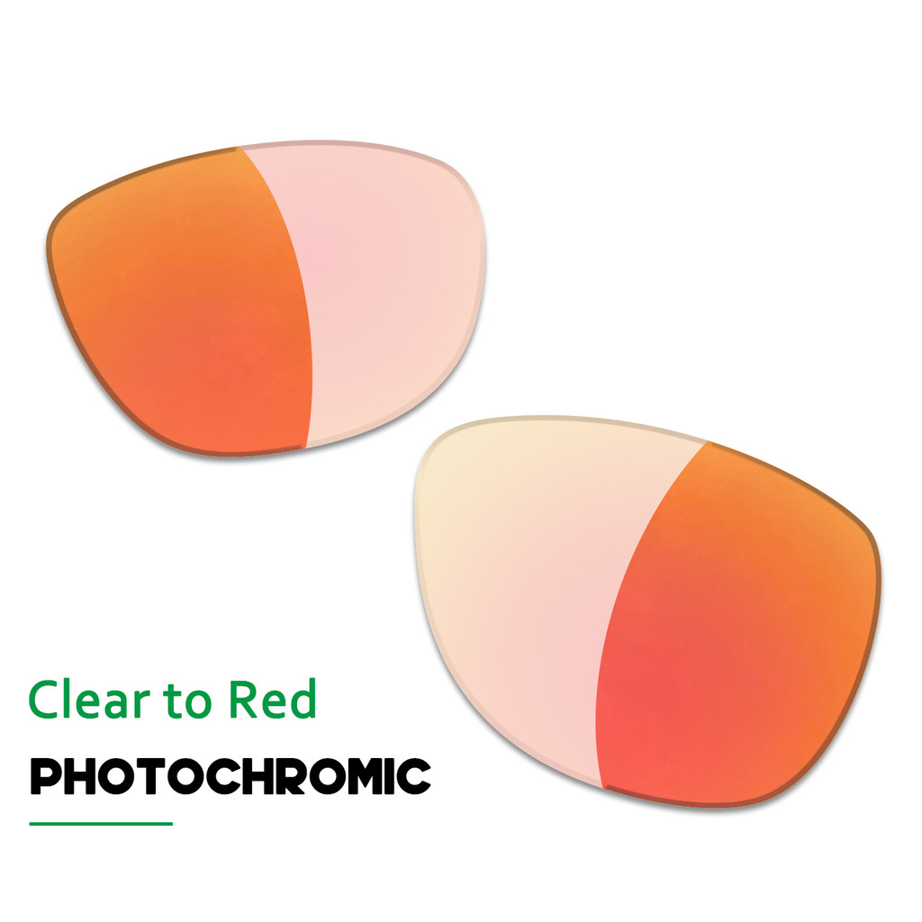 Photochromic Fit สําหรับ Frogskins OO9013 Frogskins AF OO9245 54 มม.เปลี่ยนเลนส์ใช้งานร่วมกับแว่นตาก