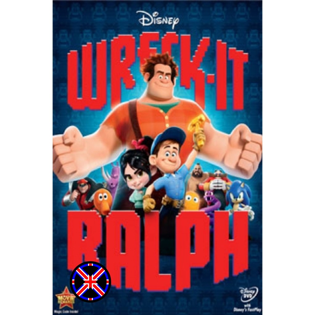 DVD Cartoon พากย์ไทย Wreck-It Ralph ราล์ฟ วายร้ายหัวใจฮีโร่