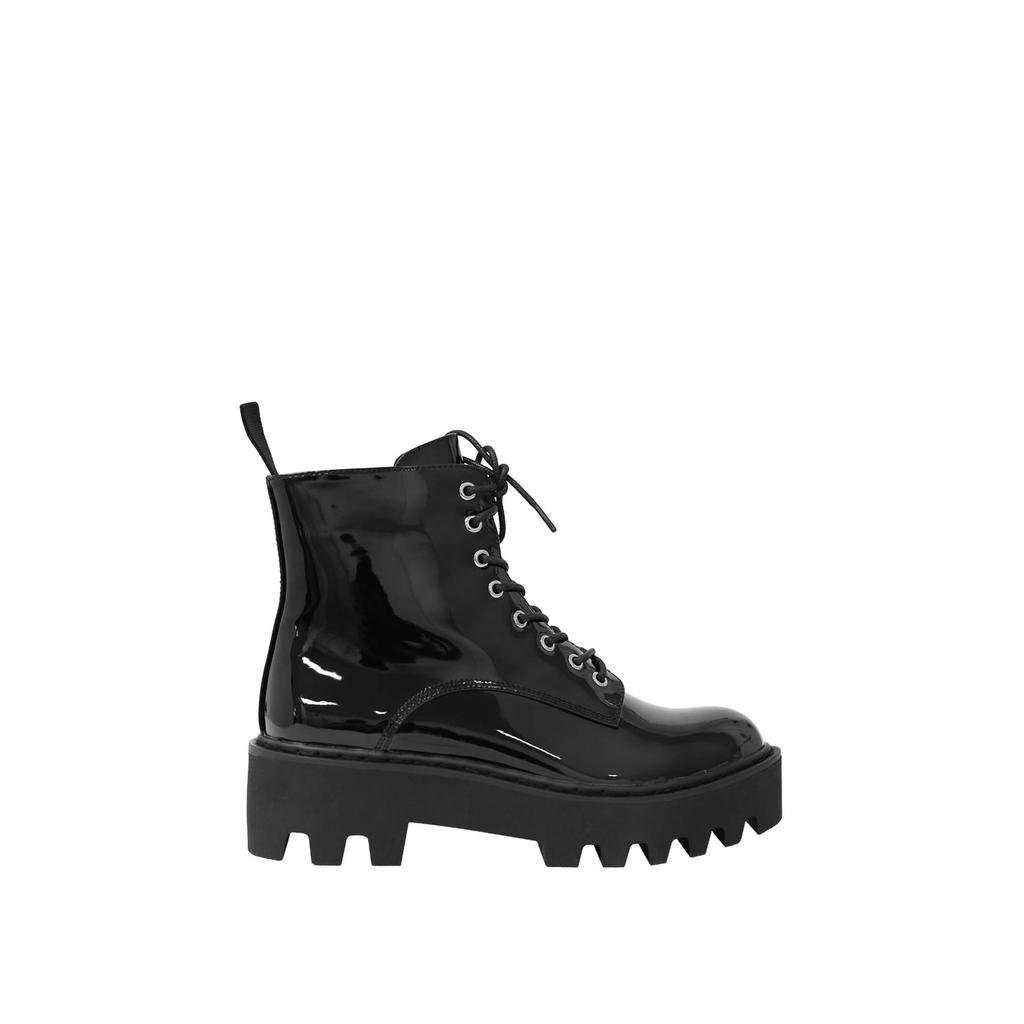Villains SF YAP Platform Booties รองเท้าบูทแพลตฟอร์มผู้หญิง ส้นสูง 1.9"