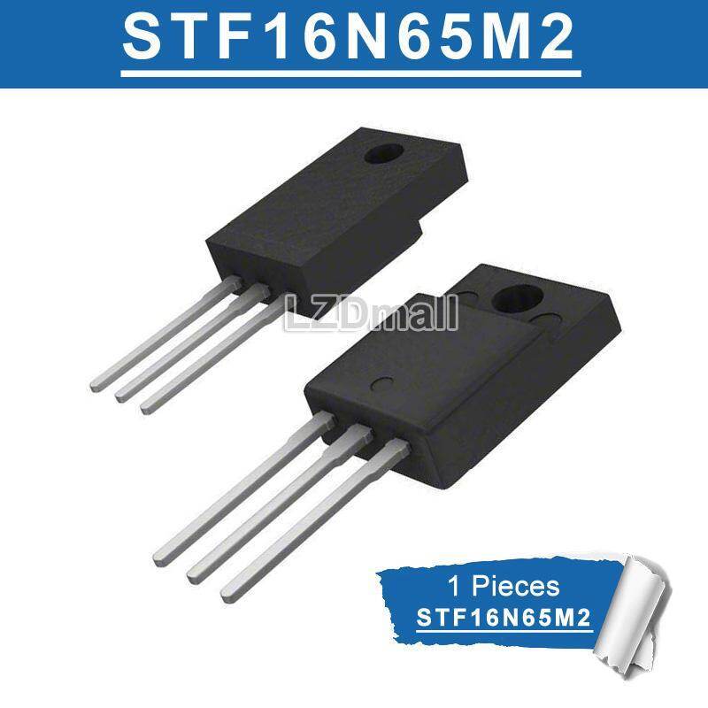 1 ชิ้น STP16N65M2 TO-220F STF 16N65M2 TO220 MOS Transisotor MOSFET N-CH 650V 11A
