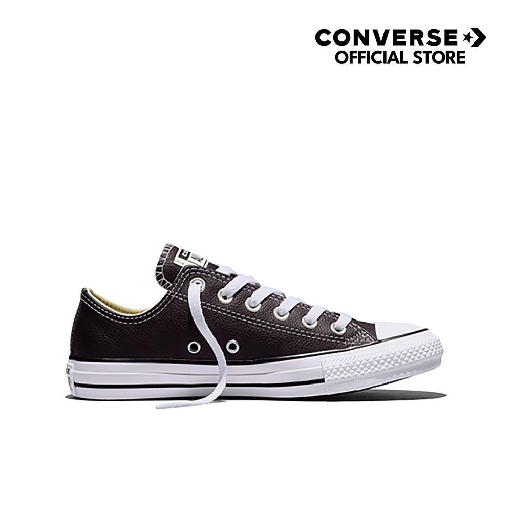 CONVERSE รองเท้า ALL STAR LEATHER OX BLACK UNISEX 132174CU_U5BKXX