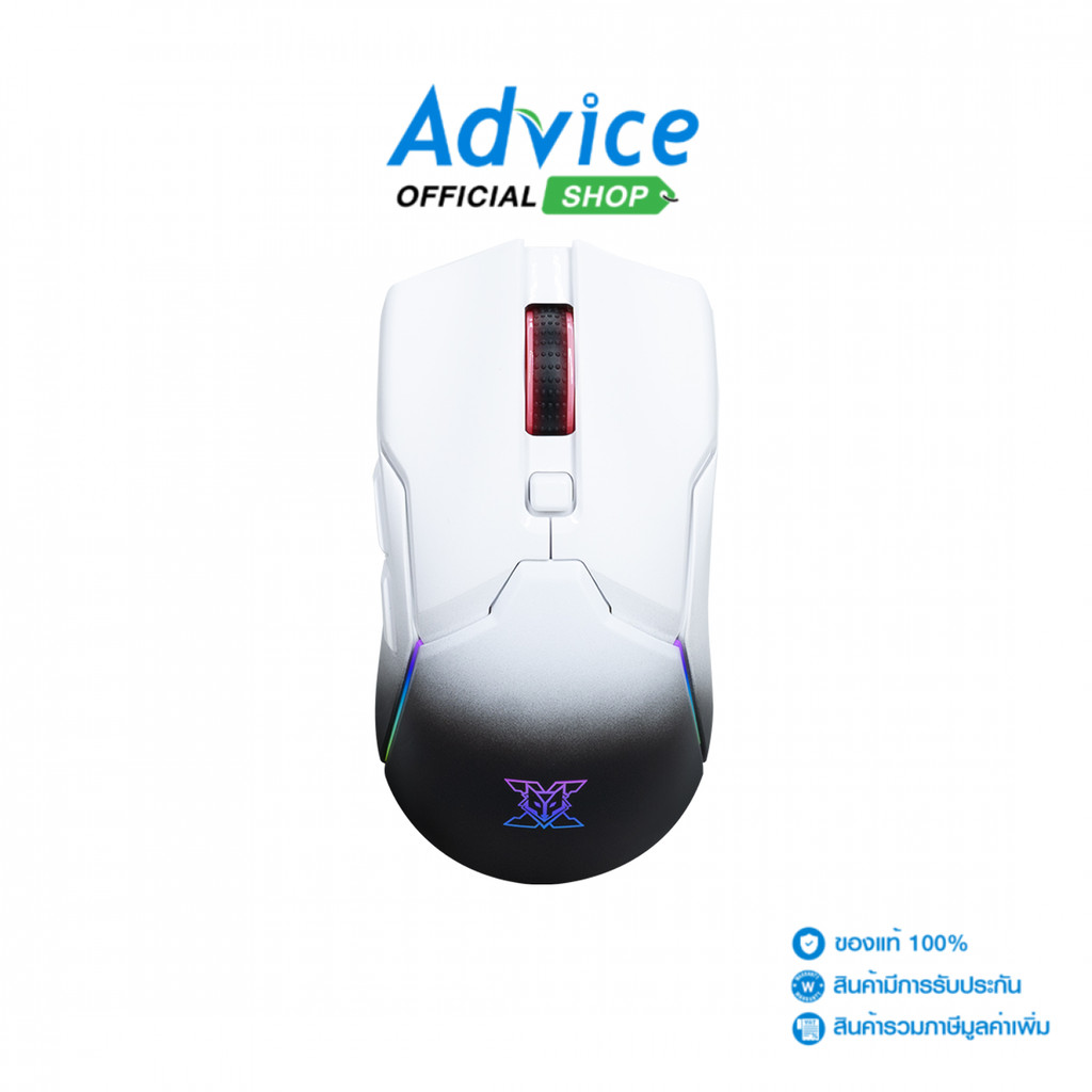NUBWO MOUSE WIRELESS BLUETOOTH X58 PRO WHITE BLACK (เมาส์ไร้สาย) - A0179281