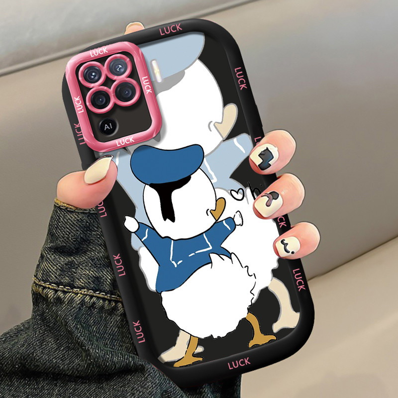 เคสสำหรับ OPPO A94 Reno 5F Reno5 F Reno 5 Lite F19 Pro เคสโทรศัพท์เป็ดซิลิโคนกันกระแทก