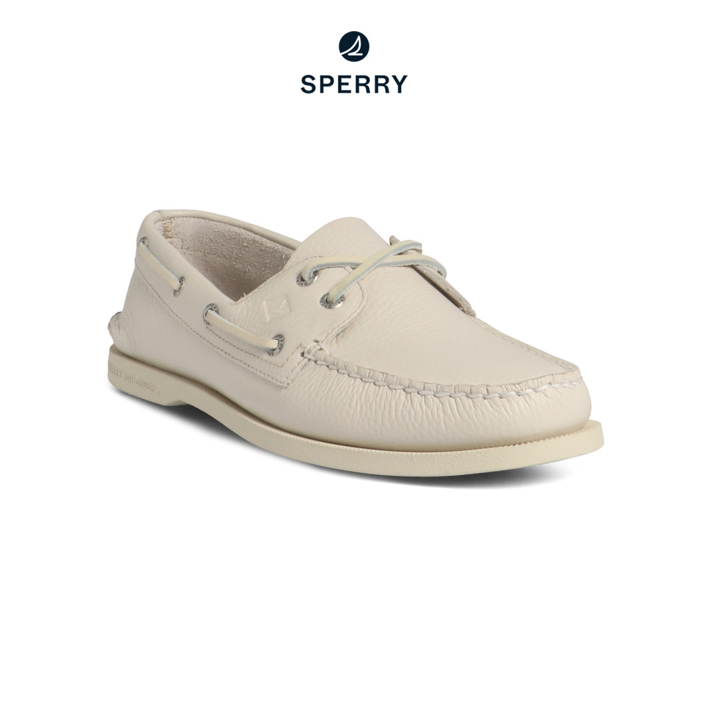 SPERRY A/O 2-EYE รองเท้าโบ๊ทชูส์ ผู้ชาย สีขาว ( BOAT - 13934558 )