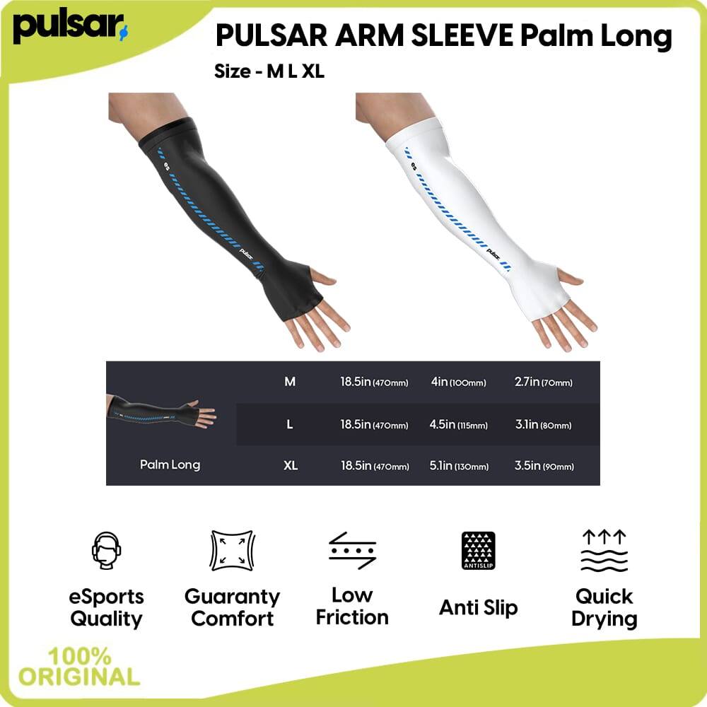 อุปกรณ์เสริมเมาส์สําหรับเล่นเกม-ปลอกแขน Pulsar eS ARM SLEEVE Palm ยาว Size M/L/XL สบายไม่มีรอยต่อ Fi