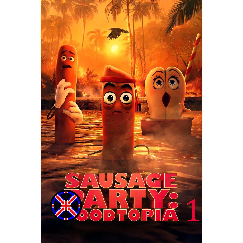 DVD Cartoon Sausage Party Foodtopia Season 1 (2024) ปาร์ตี้ไส้กรอก ฟู้ดโทเปีย ปี 1 (8 ตอน)