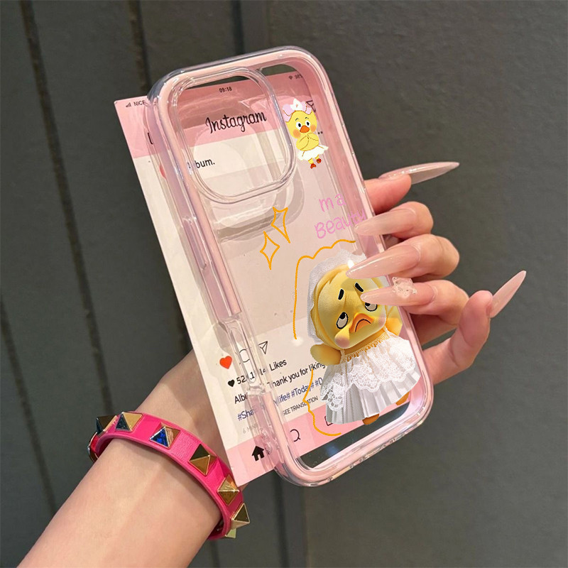 2 In 1 เคสเป็ดน่ารัก Relame C85 Pro C85 5G Note 60 60X Note 70 C75X Ckk2 เคสกันกระแทก