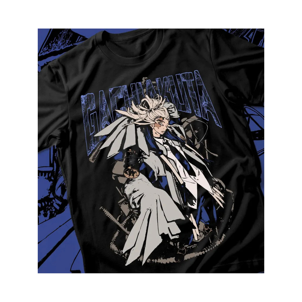 เสื้อยืด Gachiakuta Manga Tamsy Unisex - ดีไซน์อนิเมะสีดํา คอกลม เสื้อยืดผ่อนคลาย เหมาะสําหรับทุกฤดู