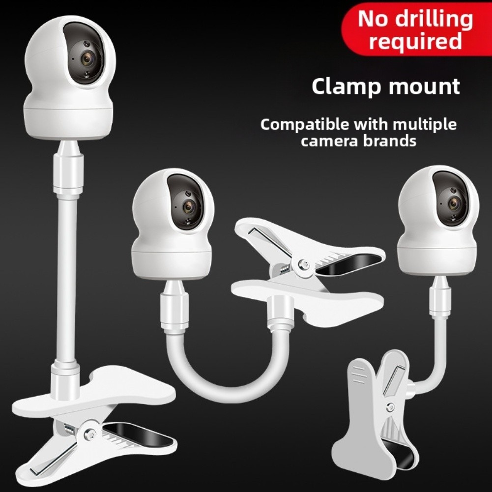 BUMKFMFlexible Clamp Mount สําหรับ TP-Link สําหรับ Tapo C200/C210/C220/C201/C202/C211