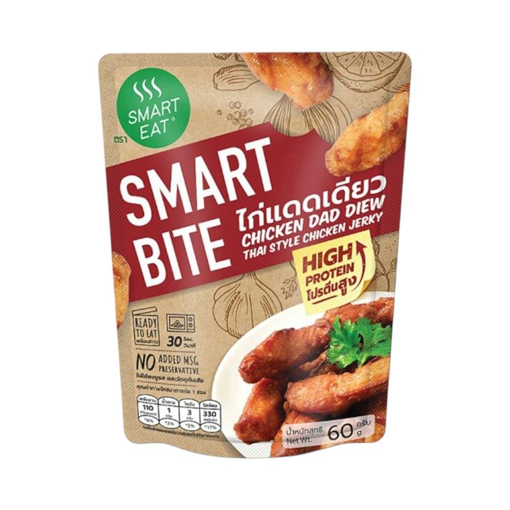 🐙 สมาร์ทอีท สมาร์ทไบท์ ไก่แดดเดียว 60 กรัม 🐟 SMART EAT SB CHICKEN DAD-DIEW 60G 🐞   🐒