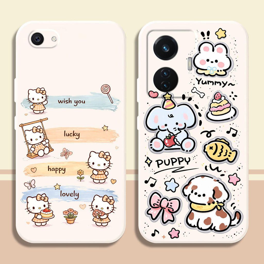 เคส Vivo Y55 / Y55s / Y55L / Y55 2022 / 1610 / 1603 พิมพ์ลายสวยงามสุดน่ารัก