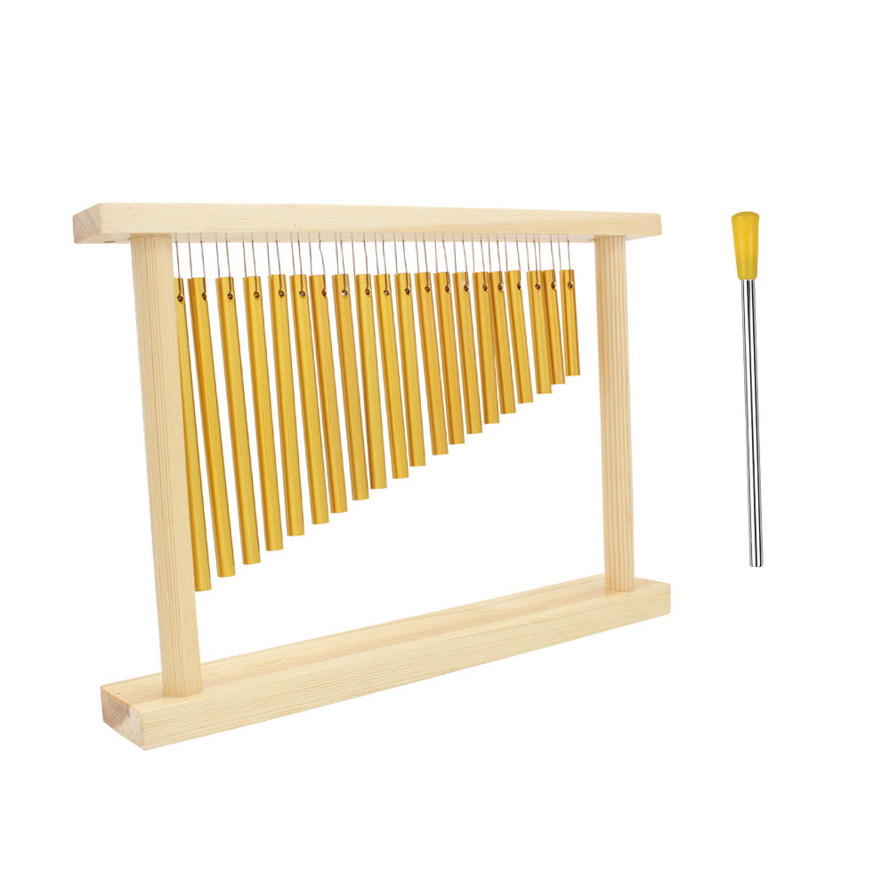 Torachel1-PH 20-Tone Table Top Bar Chimes 20 Bar Single-row