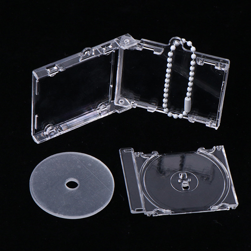 Mini NFC Functional CD Disc Case Key Chain อุปกรณ์ต่อพ่วงอัลบั้มที่ระลึก Key Holder สําหรับ DIY