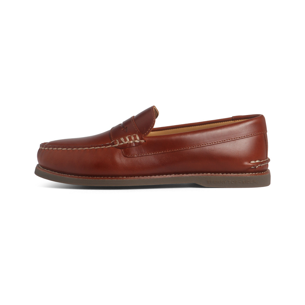 SPERRY حذاء لوفر رجالي Gold Cup Cambridge Penny — بني فاتح — صورة 5
