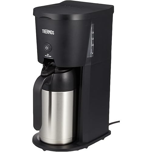 THERMOS Vacuum Insulated Pot Coffee Maker 0.63L Black ECJ-700 BK