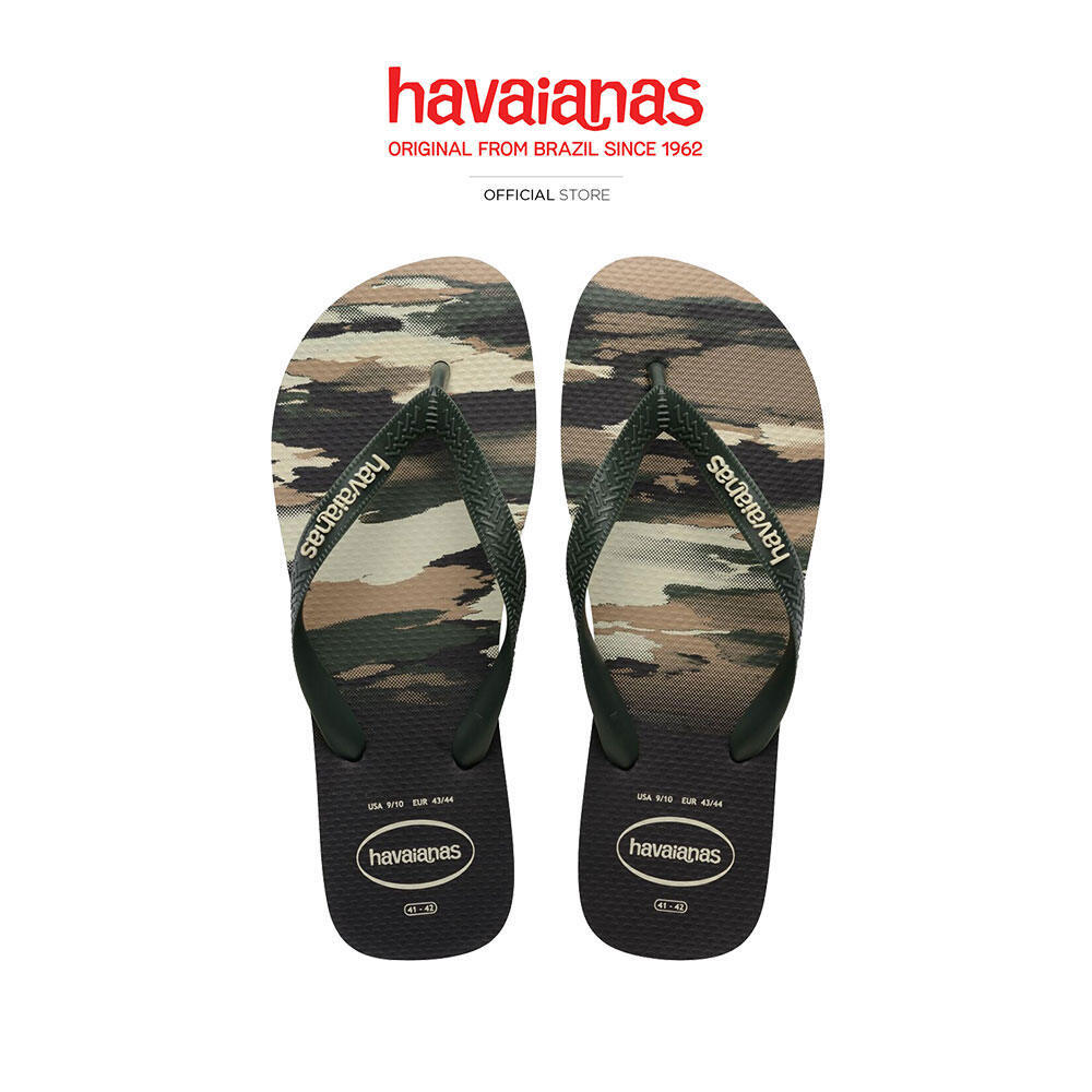HAVAIANAS รองเท้าแตะ Top Camu GREEN OLIVE 41413989052NF_H5BKGN