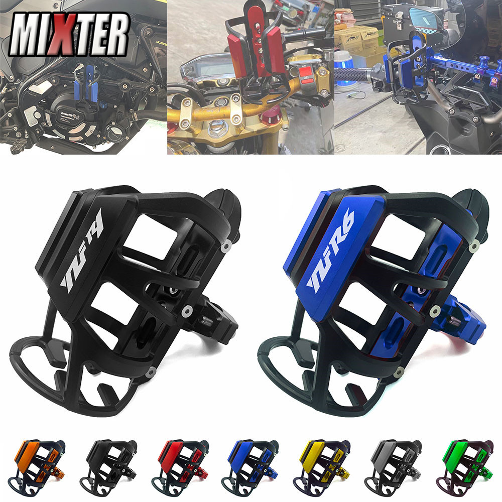 รถจักรยานยนต์เครื่องดื่มขวดน้ําเครื่องดื่มที่วางแก้วสําหรับ YAMAHA YZF-R1 YZF-R6 YZF R1 YZF R6 YZF-R