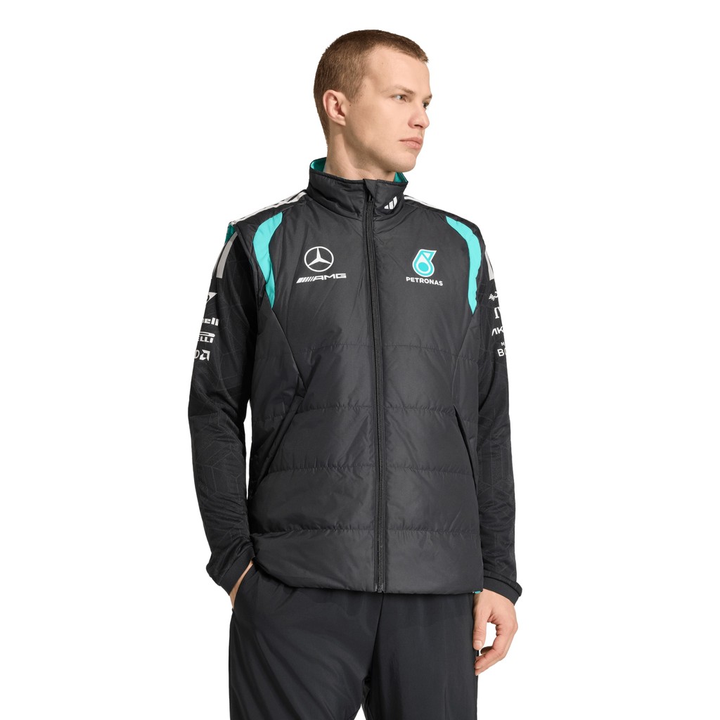 Mercedes AMG Petronas adidas F1 Team Mechanics Vest - Black