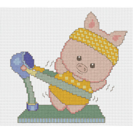 PINN SHOP ชุดปักครอสติช : ออกกำลังกายกันเถอะ [J-7J]