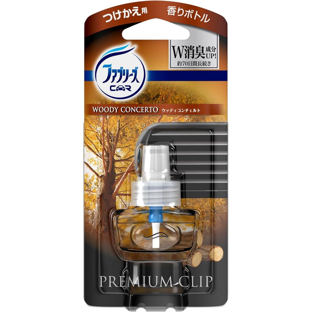 FEBREZE PREMIUM CLIP: Woody Concerto (Forest) High-Gloss System 🌲