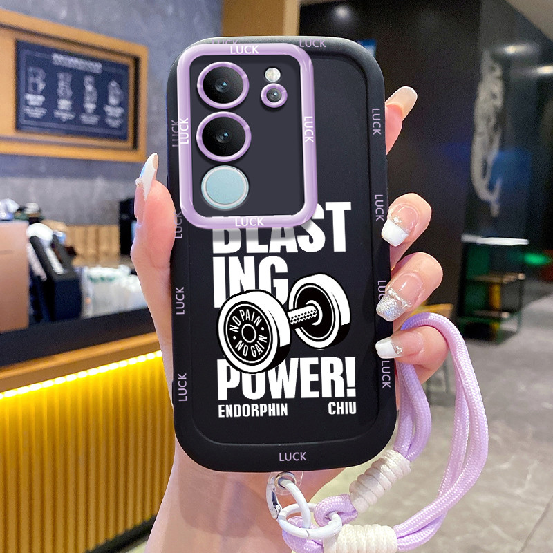 VIVO V29 5G V29E 5G V29 Pro 5G Case Anti-Fall พร้อมเชือกเส้นเล็ก