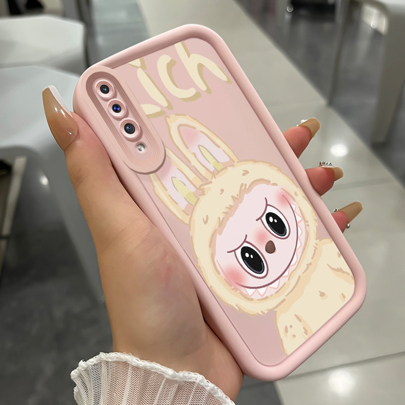 เคสสำหรับ Samsung Galaxy A50 A50s A30s เคสโทรศัพท์สัตว์ประหลาดน่ารักสามสีซิลิโคนกันกระแทก