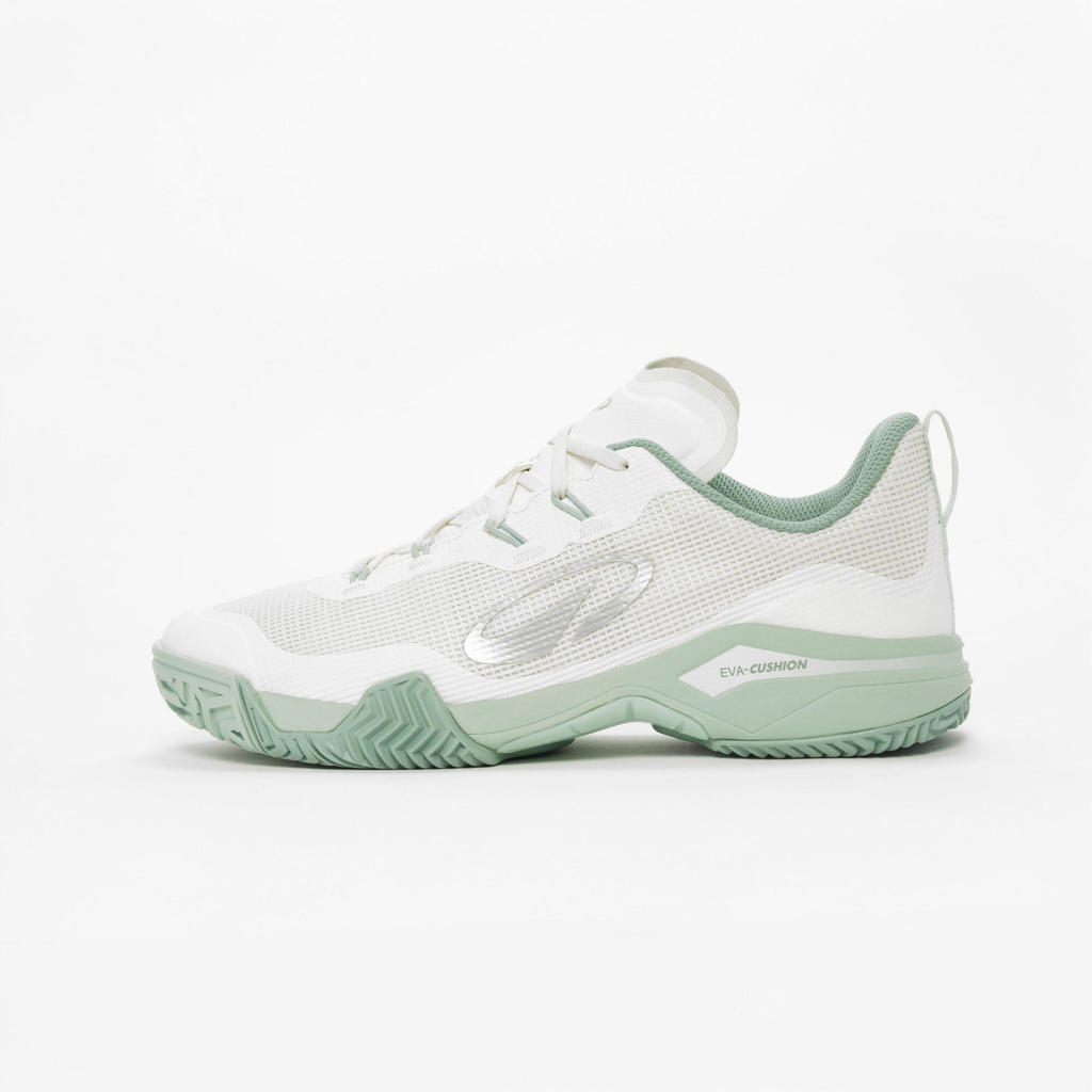 รองเท้าพาเดลสำหรับผู้หญิงรุ่น Dynamic (สีเขียว Frozen) - เขียวโฟรเซ่น | Women's Padel Shoes Kuikma P