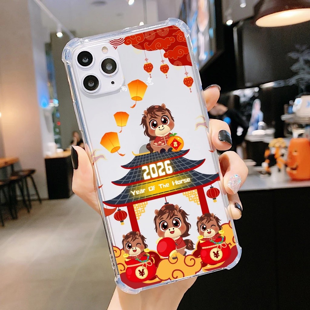 เคส IMLEK 2026 HORSE จีนปีใหม่ SAMSUNG A26 A36 A56 A16 S25 A06 S24 FE M55 M15 S24 A35 A55 Iphone 15 