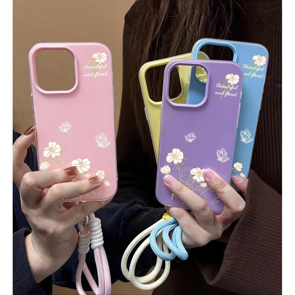 2 In 1 ความงามดอกไม้กรณี Hp Vivo Y05e Y500 IQOO Z11 T5 Pro Y31d Pro Y11d Y31d Y05 V70 Fe V60 Lite Y2