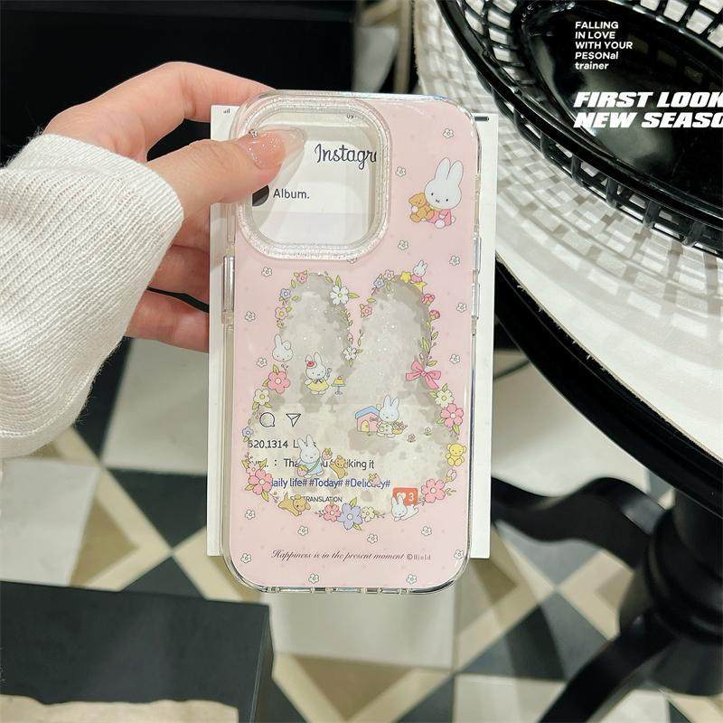 ล่าสุดกระต่ายดอกไม้กรณีVivo Y05 V70 Fe Y400 Y19S Pro Y21D V60 Lite V40 Y100 Y20S T1 Y21T Iqoo Z10R 5