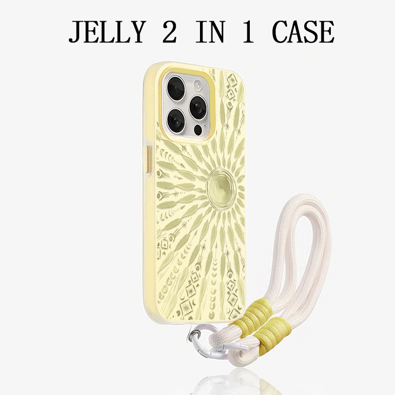 CAHAYA GANTUNGAN Yellow Jelly Hanger Strap 2 In 1 Light Casing Vivo Y31d Pro Y11d V70 Fe V60 Lite Y0