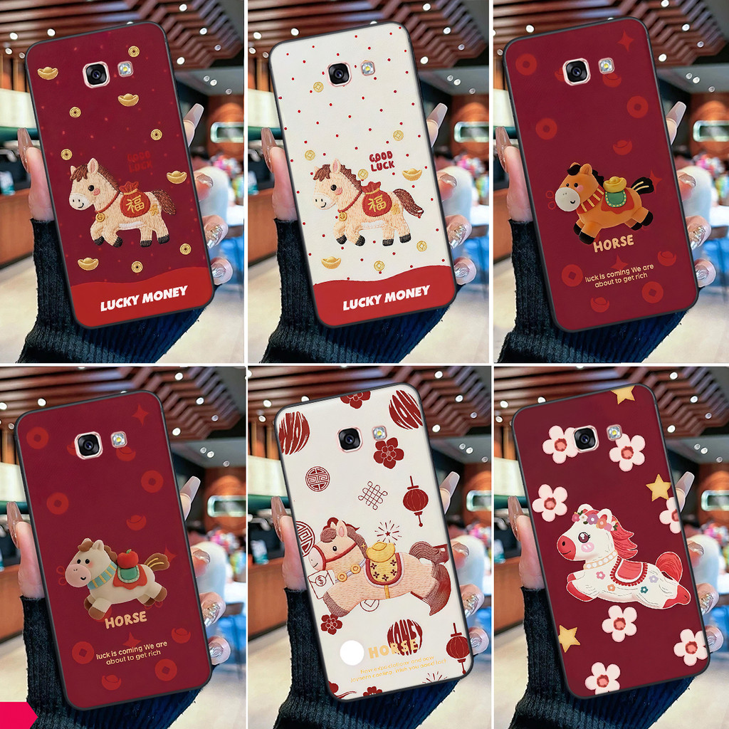 เคส Samsung A3 2017 / A5 2017 / A7 2017 Lucky Horse Tet สําหรับโชคลาภ