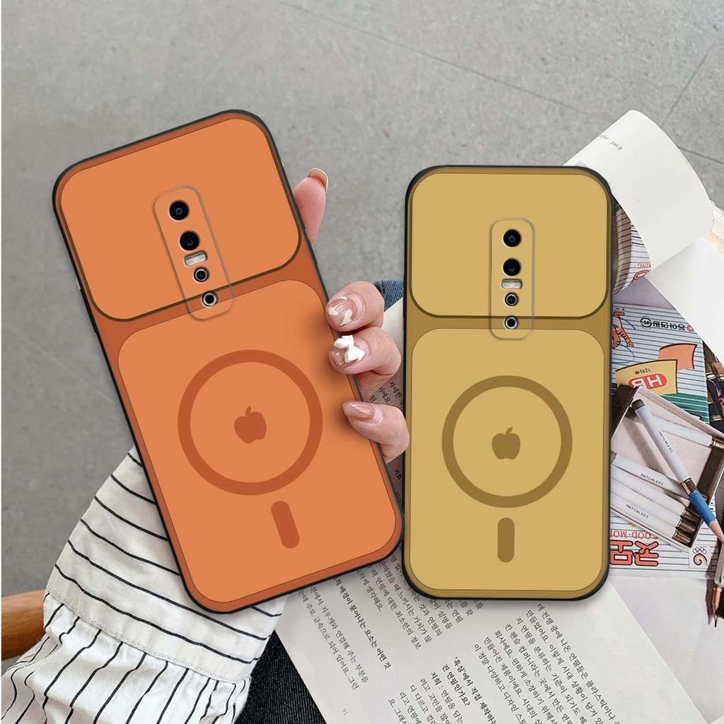 เคส Vivo V17 / V17 Pro พร้อมฝาหลังวงแหวนชาร์จ apple พิมพ์หรูหรา