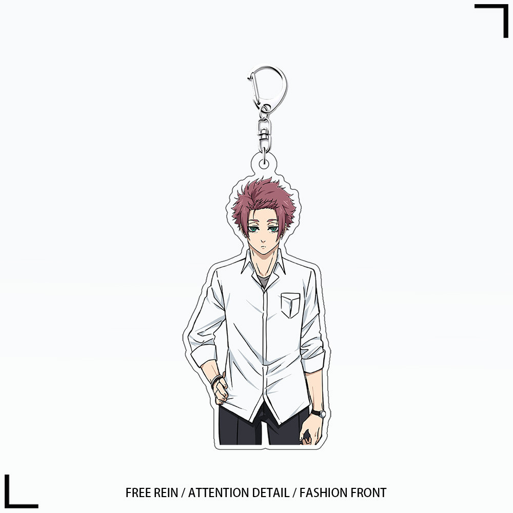 Keychain อะคริลิก Blue Lock (บลูล็อค) ลายทีมสไตล์สนามแข่ง น้ำหนักเบา พกง่าย ใช้ทุกวัน
