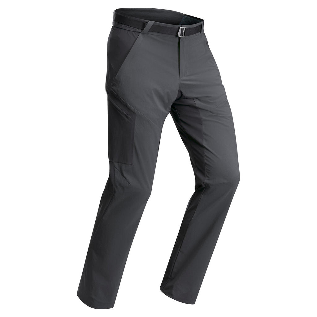 กางเกงเดินป่าสำหรับผู้ชายรุ่น MH500 (สีดำ) - ดำรมควัน,เทาคาร์บอน | PANTS MH500 M BLACK AF CN - Carbo
