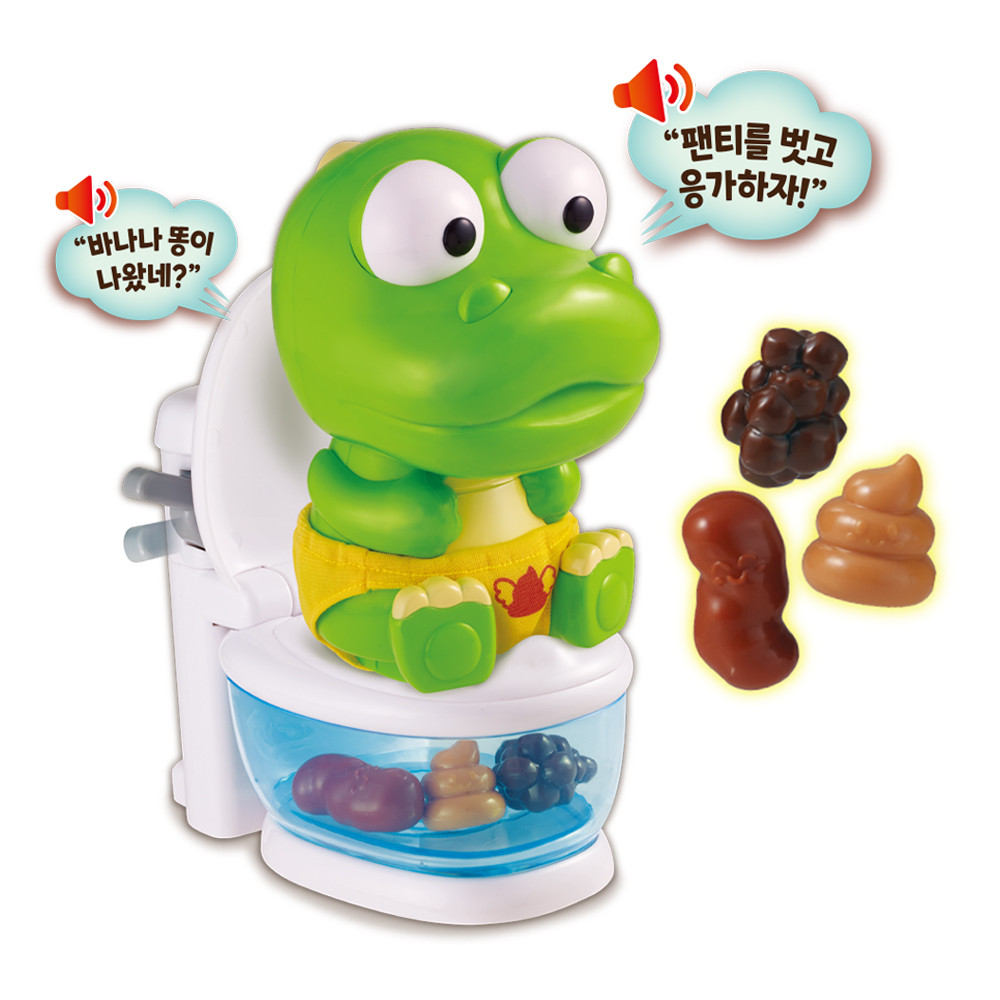 Pororo & Crong Potty Training Play Set โพโรโระ ชุดของเล่นฝึกหัดเข้าห้องน้ำของคร็อง PRT123002