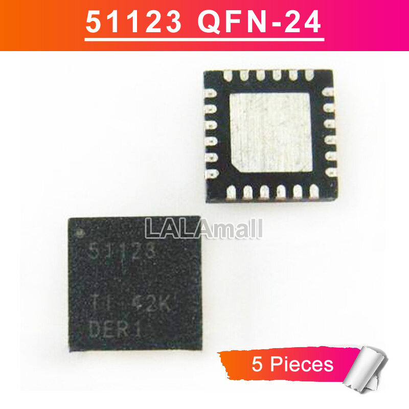 5 ชิ้น TPS51123 QFN 51113 QFN24 TPS51123RGER QFN-24 SMD ชิป IC ใหม่เดิม
