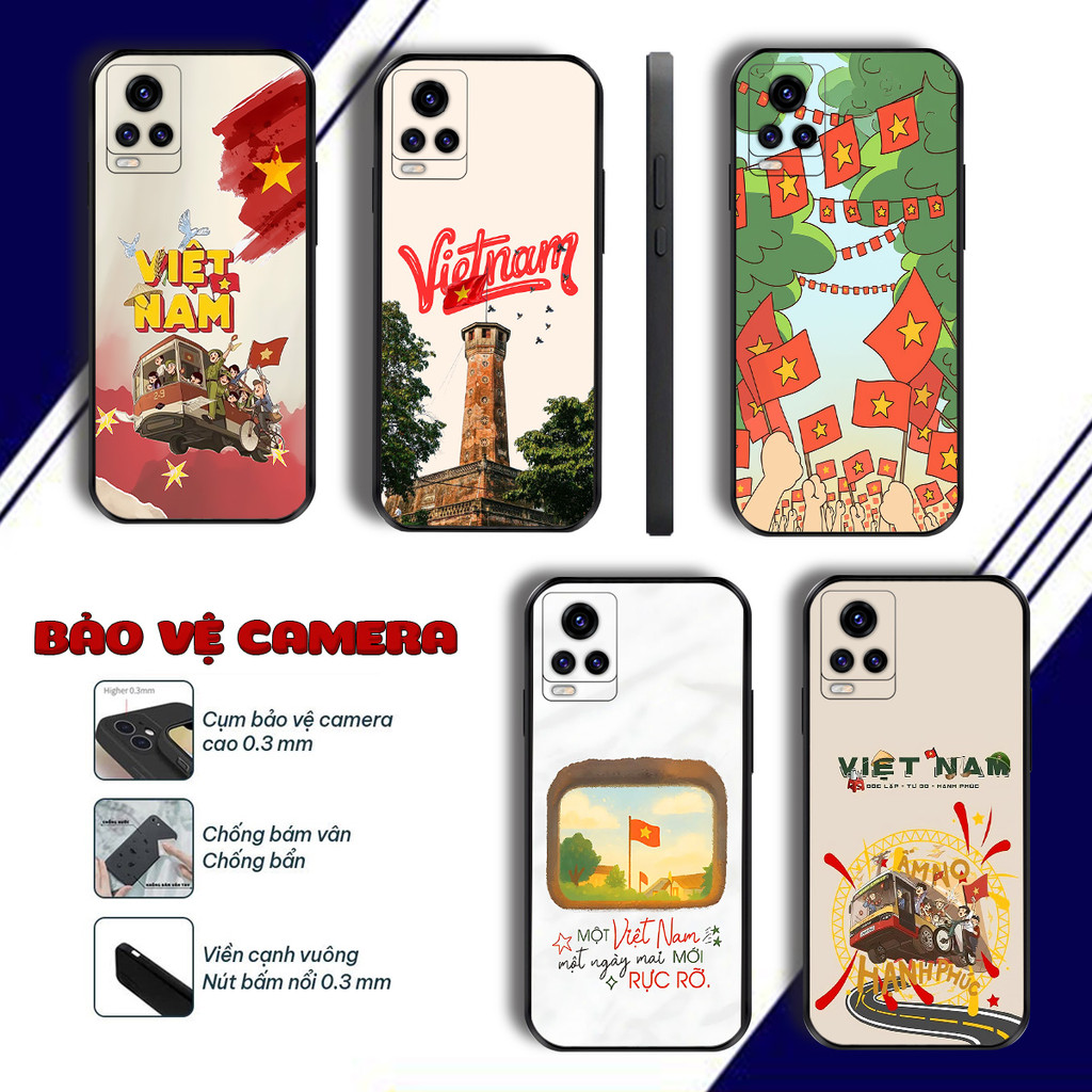 เคส Vivo V20 se, V19, V20, V21 5G เวียดนามรักธงแดง