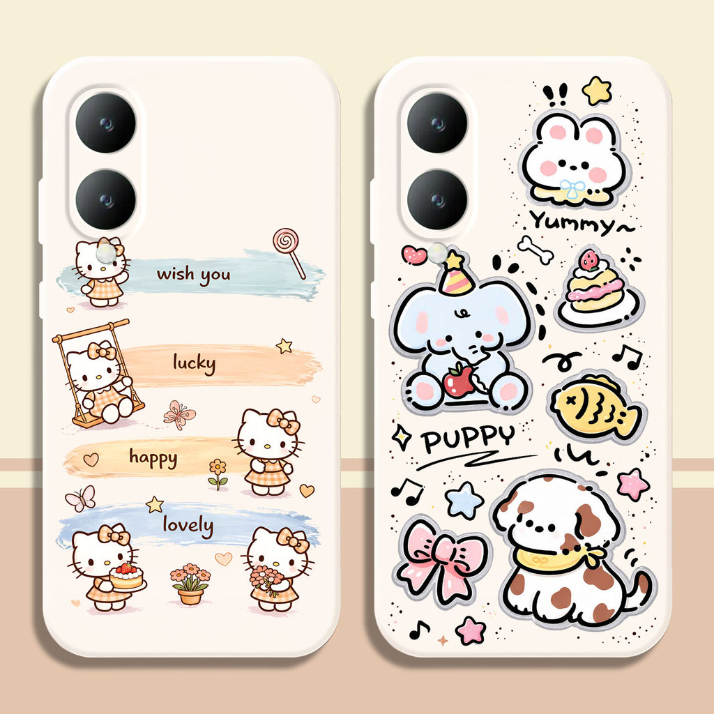 เคส Vivo Y17S / Y28 / Y28 5G พิมพ์ลายสวยงามสุดน่ารัก