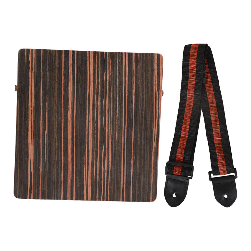 Torachel1-PH Travel Cajon Box Drum Ebony Portable Percussion